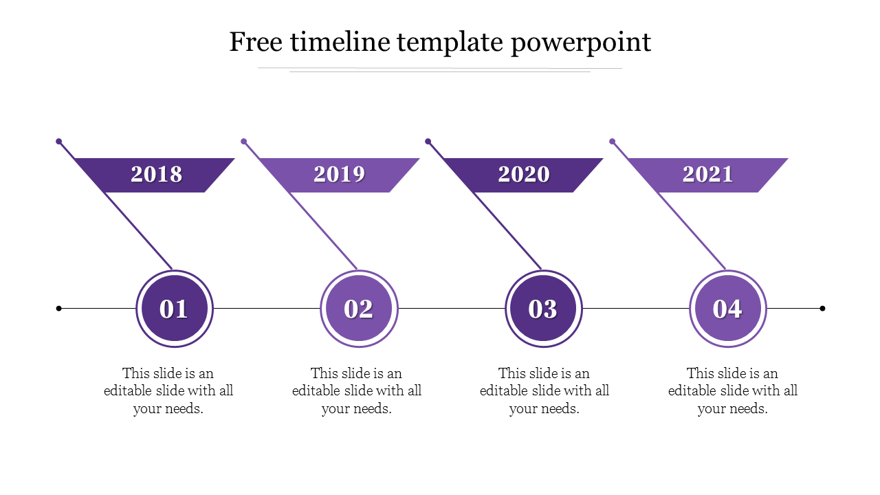 Free - Download Free Timeline Template PowerPoint 2010 Slides
